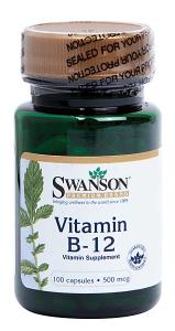 Vitamina B12 500mcg *100cpr