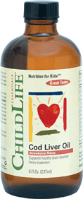 Cod Liver Oil Pentru Copii - 237 ml (gust de capsuni)