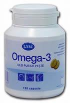 Lysi Omega 3 Ulei de Peste *120cps