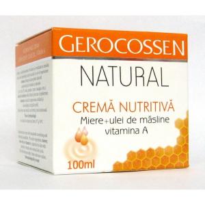 Gerocossen Natural Crema Nutritiva pentru Ten Uscat cu Miere si Ulei de Masline 100ml