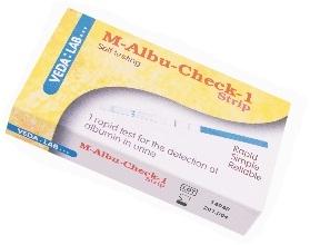 Veda Lab M-Albu-Check-1 Strip (Test pt Detectarea Albuminei din Urina)