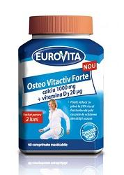 Eurovita Osteo Vitactiv Forte - 60 comprimate masticabile