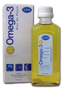 Lysi Omega 3 Ulei Ficat de Cod *240 ml (aroma de lamaie)