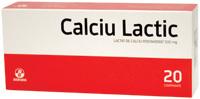 Calciu Lactic - 20 comprimate