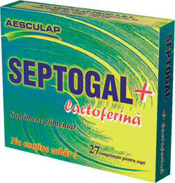 Septogal cu Lactoferina - 27 comprimate
