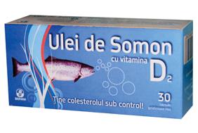 Ulei Somon Vitamina D2 *30cps
