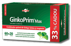 Ginkoprim MAX 60 tablete (+20 tablete PROMO)