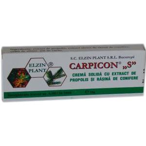 Carpicon S crema solida - 10 supozitoareCarpicon S crema solida - 10 supozitoare