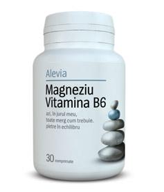 Alevia Magneziu Vitamina B6 *30cpr