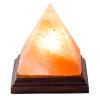 Lampa electrica cristal sare piramida cu mufa usb