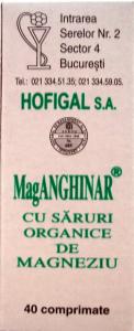 Mag-Anghinar 250 mg - 40 comprimate