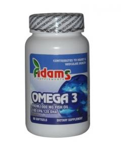 Omega 3 1000mg cu Vitamina E *90cps