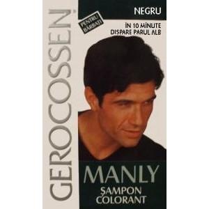 Gerocossen Manly Sampon Colorant Negru 25ml