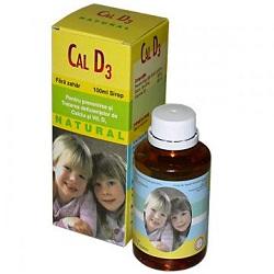 Calciu + D3 sirop - 100 ml