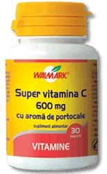 Super Vitamina C 600mg *30tbl
