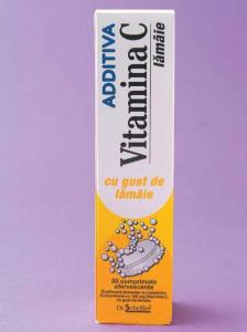 ADDITIVA Vitamina C Lamaie * 20 comprimate efervescente