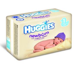 HUGGIES Newborn Scutece Copii Nr. 1 (2-5 Kg) *27buc