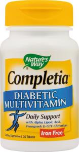 Completia Diabetic Multivitamin *30tab