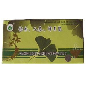 Minerva Ginkgo Ginseng Royal Jelly 10ml *10fiole