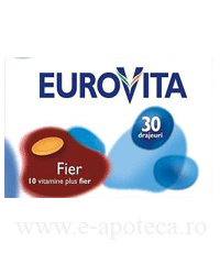 Eurovita cu Fier - 30 comprimate