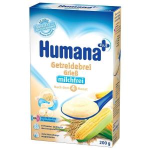 Humana Cereale Gris fara Lapte (de la 4 luni) 200gr