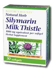 Silymarin Milk Thistle 1000mg *30gelule