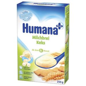 Humana Cereale cu Lapte si Biscuiti - 250 grame (de la 6 luni)