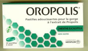 Oropolis Menta si Eucalipt *20 comprimate