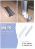 Profil gips-carton UW 75 - 3 m