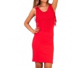 Rochie "Perfect Fringe" Coral (Marime: S)