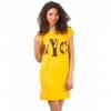 Rochie "NYC Sequin" Yellow (Marime: L)