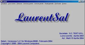 Program software salarii LaurentSal