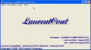 Program software contabilitate LaurentCont