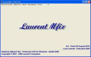 Program software mijloace fixe LaurentMfix