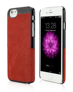 Vetter Husa Protectie Clip-On Suede Leather iPhone 6, Dark Red
