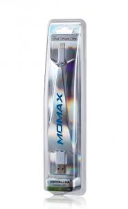 Momax Cablu Lighting Apple Iphone 6, 5s, 5, iPod Touch, Ipad, MFI, Alb