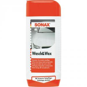 Sonax Wash &amp; Wax - Sampon Auto cu Ceara 500 ml