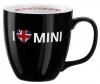 Mini cooper ceasca neagra ceai/cafea &quot;i love