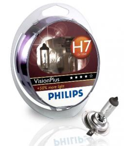 Philips H7 12V 55W Vision Plus - Set 2 Becuri Auto H7