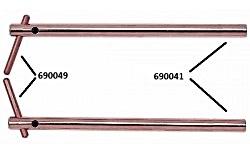 Set portelectrozi drepti 350mm cu electrozi drepti pentru sudura in puncte TELWIN 803153