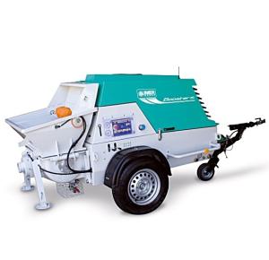 Pompe beton Booster 15, capacitate de pompare 2-15 m&sup3;/h, granulometrie maxima 25 mm, motor diesel, 2