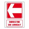 -directie de urmat (k-m)