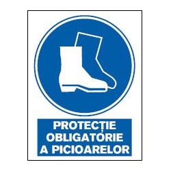 -Protectie obligatorie a picioarelor (K-M)