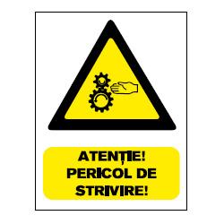 -Atentie pericol de strivire (K-m)