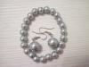 Set perle ariel argintiu