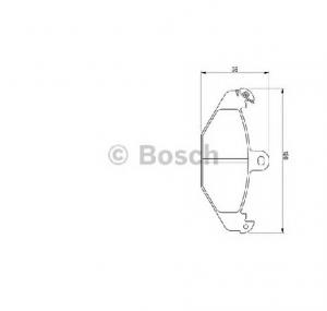 Set placute frana frana disc OPEL SPEEDSTER PRODUCATOR BOSCH 0 986 424 763