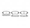 Set placute frana frana disc TOYOTA COROLLA Wagon  E11  PRODUCATOR ROADHOUSE 2716 02