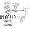 Toba esapament finala FIAT ARGENTA  132A  PRODUCATOR MTS 01 60410