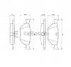 Set placute frana frana disc bmw 3  e30  producator