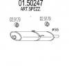 Toba esapamet intermediara RENAULT ESPACE Mk III  JE0  PRODUCATOR MTS 01 50247